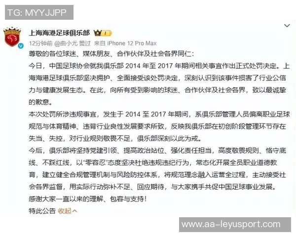 海港申花遭罚上海足协表态全力支持并接受处罚决定